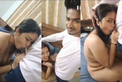 College girl’s Hindi Bf Sex blowjob