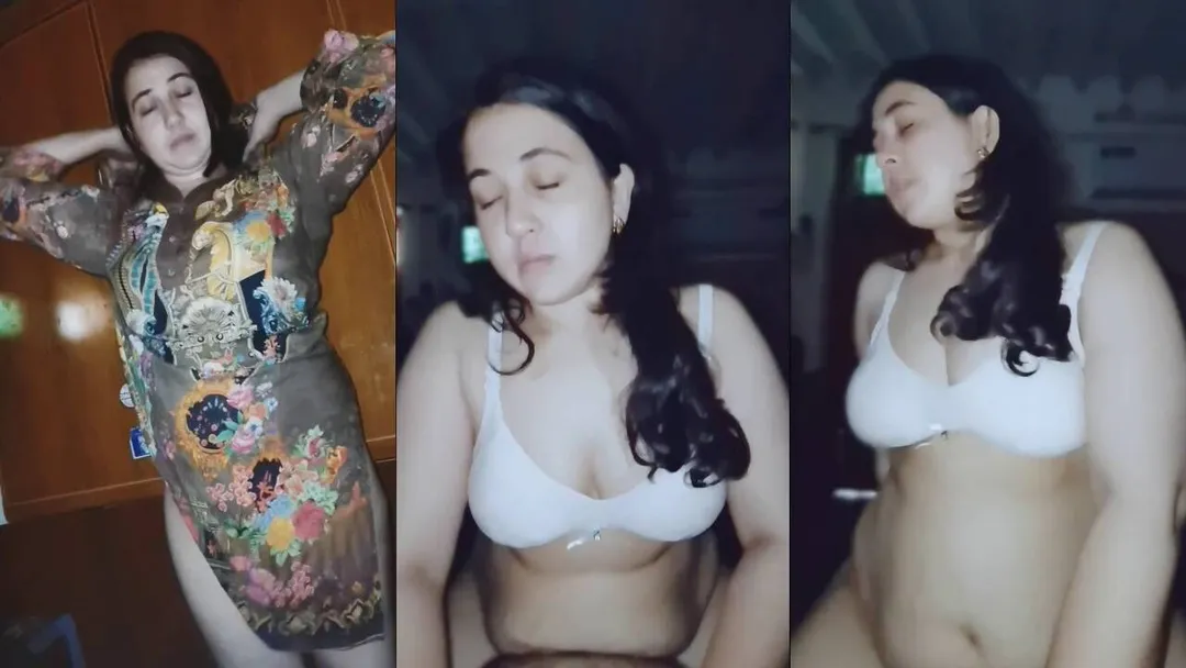 Plump Paki wife in Xxx Sex Bf bra