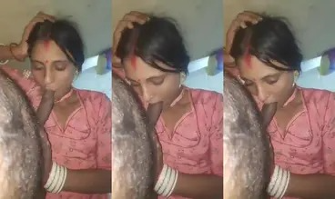 Rajasthani wife’s Desi Auntymaza blowjob