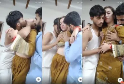 Two Hyderabad males with Desibf boy