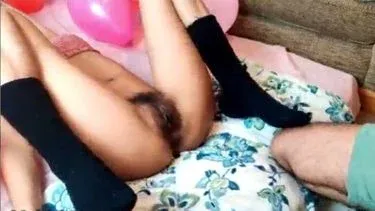 Valentine’s Day Desibf Girlfriend’s Hairy Pussy